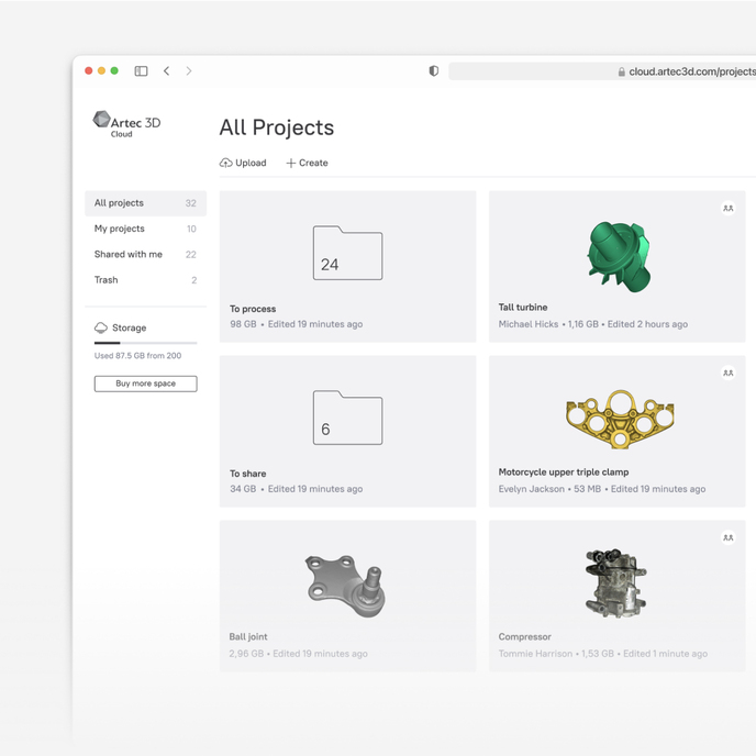 Artec Cloud