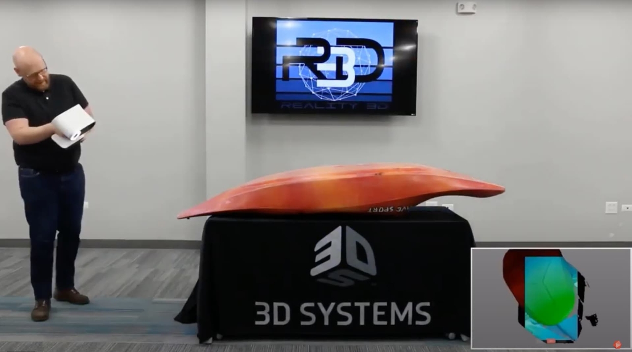 3D scanning to inspection with Artec 3D and Geomagic Control X