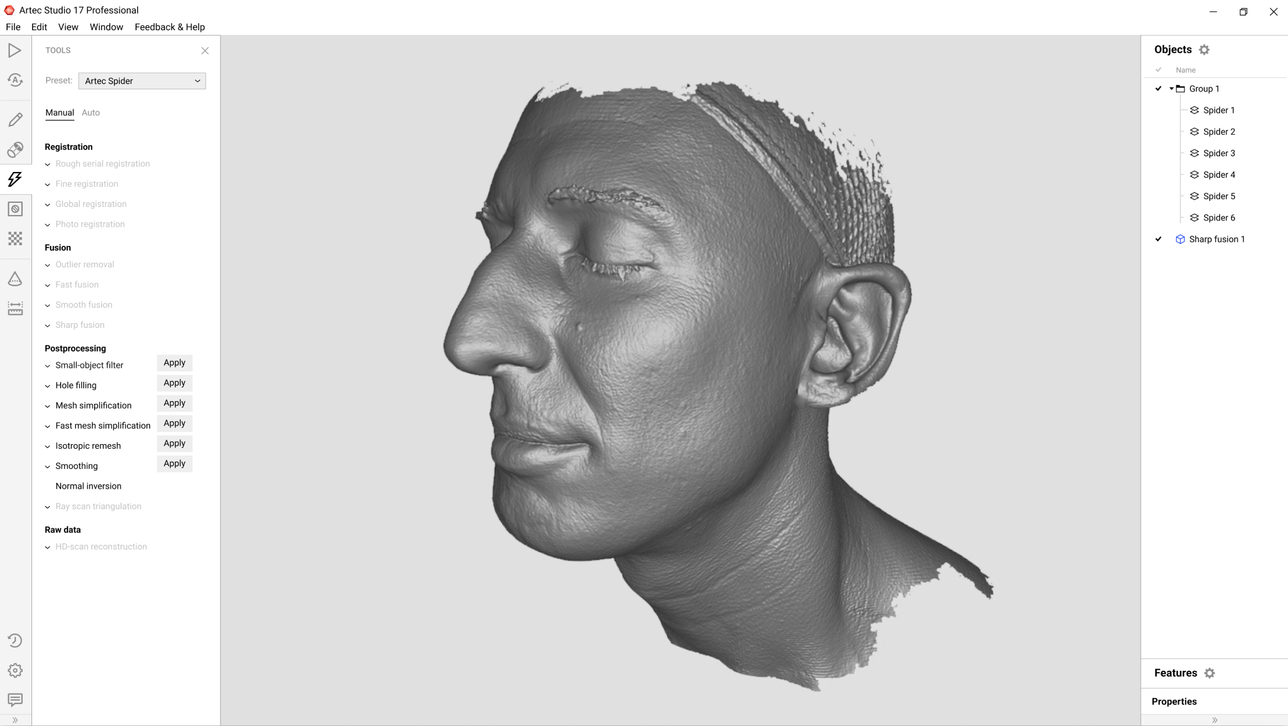 Artec 3D scanners for CGI and visual effects