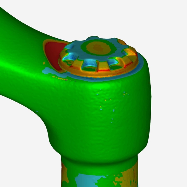 Mesh-to-CAD comparison
