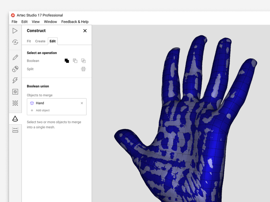 Artec 3D software
