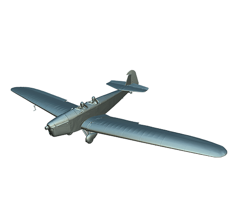 Airplane without texture