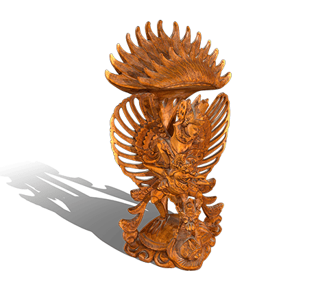 Garuda and Vishnu
