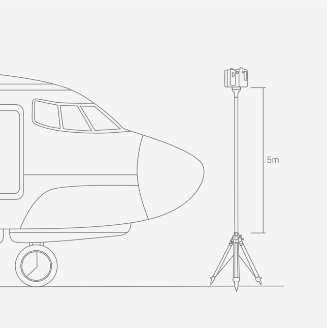 Two-way elevating tripod